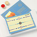 Evil Eye Rakhi Set Of 3 With Ferrero Rocher 24 Pcs