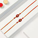 Festive Beads Rakhi Set Of 2