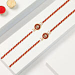 Classic Pearl Rakhi Set Of 2