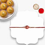 Traditional Meenakari Rakhi With Besan Laddoo