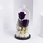 Blue Forever Roses Arrangement