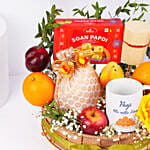 Mauli Rakhi Fruits And Sweets Hamper