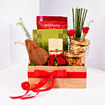 Om Rakhi Dry Fruits And Treats Hamper