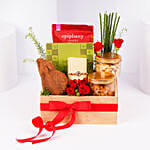 Om Rakhi Dry Fruits And Treats Hamper