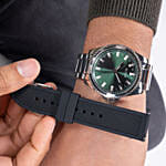 Guess Champ Green Dial Watch Gift Set For Him