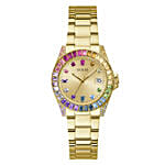Guess Crystal Watch Gift Tray For Her
