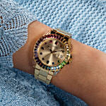 Guess Crystal Watch Gift Tray For Her