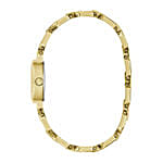 Guess Ladies Siren Gold Tone Analog Watch Gift Box