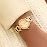 Guess Champagne Dial Quartz Watch Git Box For Her