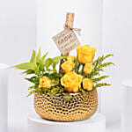 Roses and Money Plants For Teacher