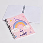 Unicorn Personalised Name Print On Note Book