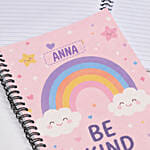 Unicorn Personalised Name Print On Note Book