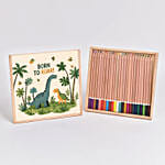 Unicorn personalised pencil set