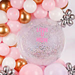 Love You Mom Balloon Arrangement
