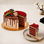 Chocolaty Red Velvet Eggless Cake 4 Portion