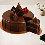Silken Chocolate Mirror Cake