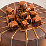 Special Brownie Caramel Cake- Half Kg