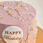Pink Blossom Celebration Chocolate Cake
