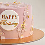 Pink Blossom Celebration Vanilla Cake