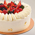 Fresh Berry White Chocolate Cake 4 Portion