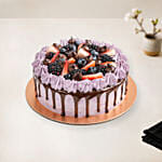 Delicious Chocolate Berry Cake Half Kg