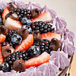 Delicious Chocolate Berry Cake Half Kg