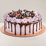 Delicious Chocolate Berry Cake Half Kg