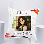 Personalized Anime Birthday Cushion