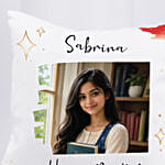 Personalized Birthday Photo Cushion