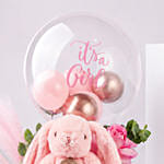 New Born Girl Bloom Hug Box