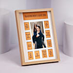 Reasons Of Love Engraved Photo Frame