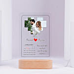 Personalised Special Date Photo LED Lamp
