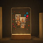 Personalised Birthday Memories Photo LED Lamp