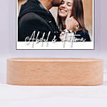 Personalised Love Forever Photo LED Lamp