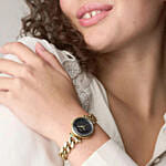Fossil Gold Tone Watch Gift basket for Her