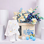 Welcome Baby Boy Celebration Gift Set