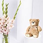 Celebration Combo Flower Teddy N Pinata Chocolate