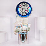 Welcome Baby Boy Gift Basket