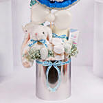 Welcome Baby Boy Gift Basket