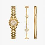 Michael Kors Watch And Jewel Heart Gift Box for Her