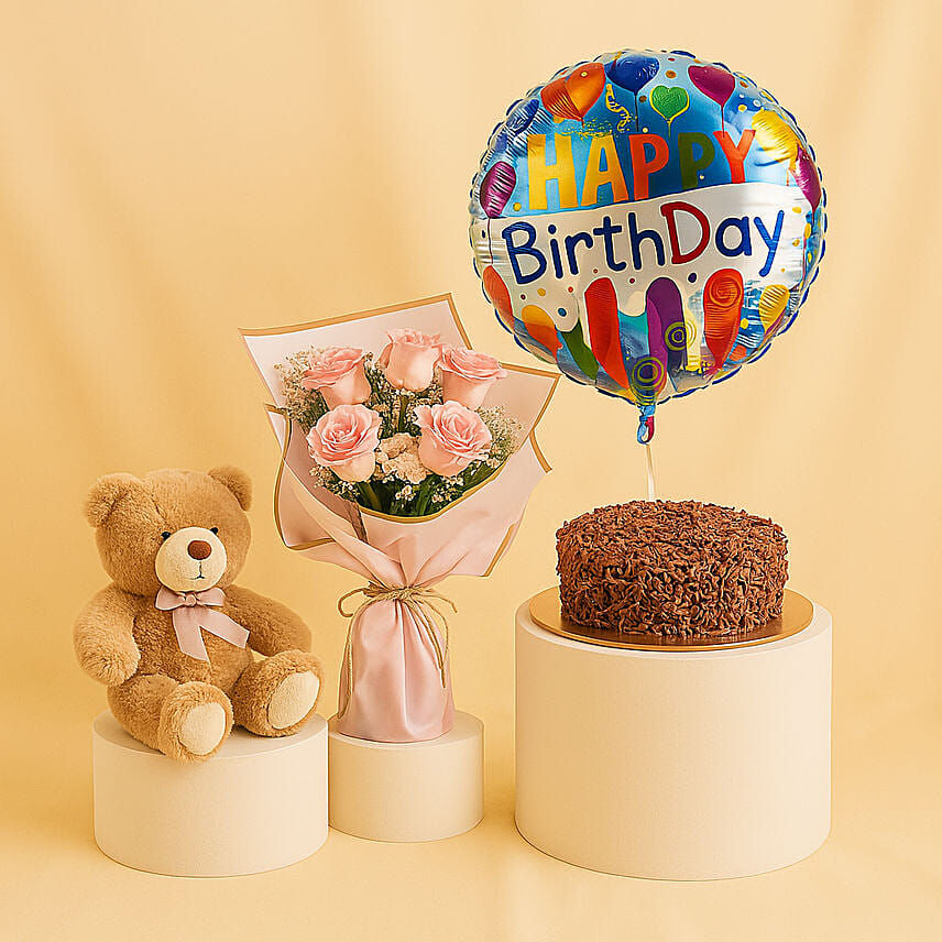 Birthday Celebration Combo: Send Birthday Gifts to Saudi Arabia