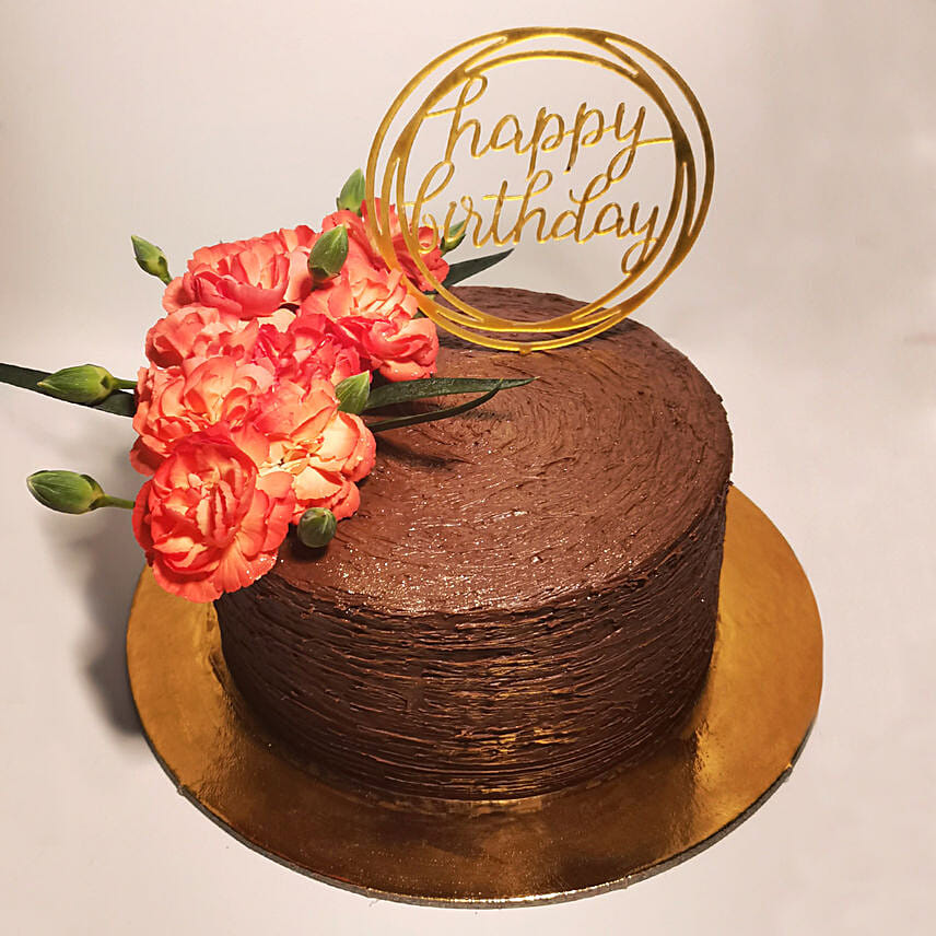 Happy Birthday Chocolate Cake: 