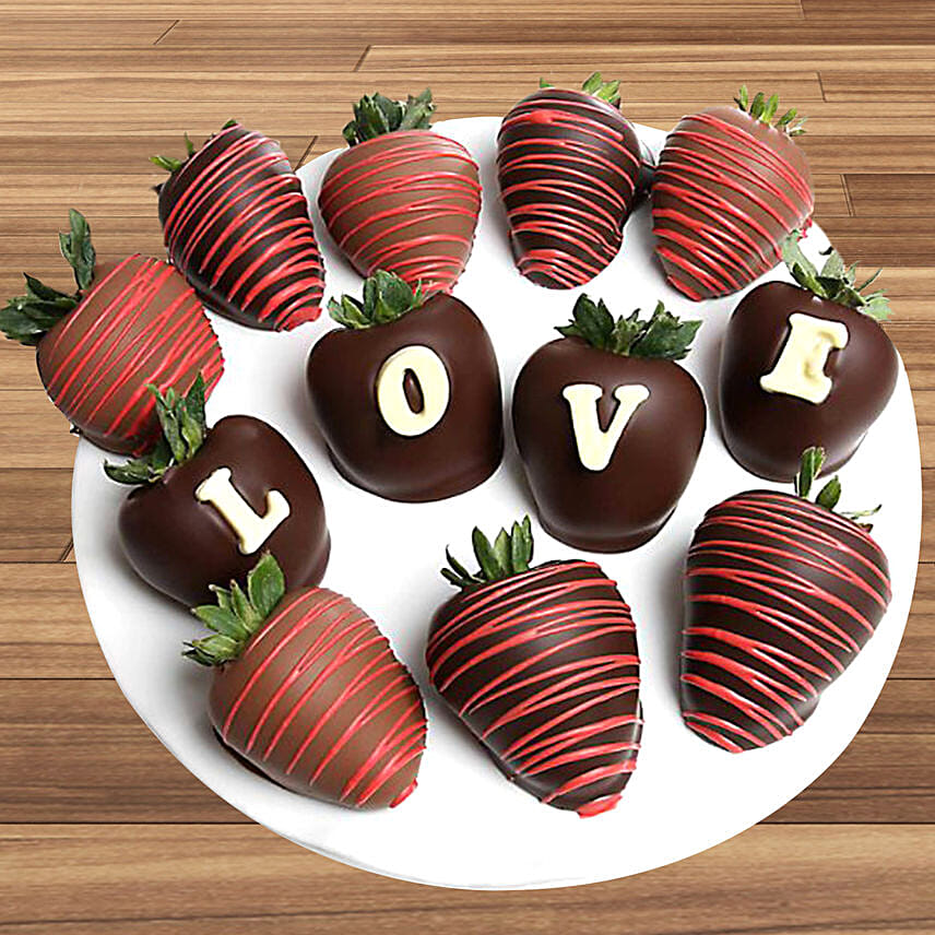 Love Belgian Chocolate Covered Strawberries: Send Chocolates to Saudi Arabia