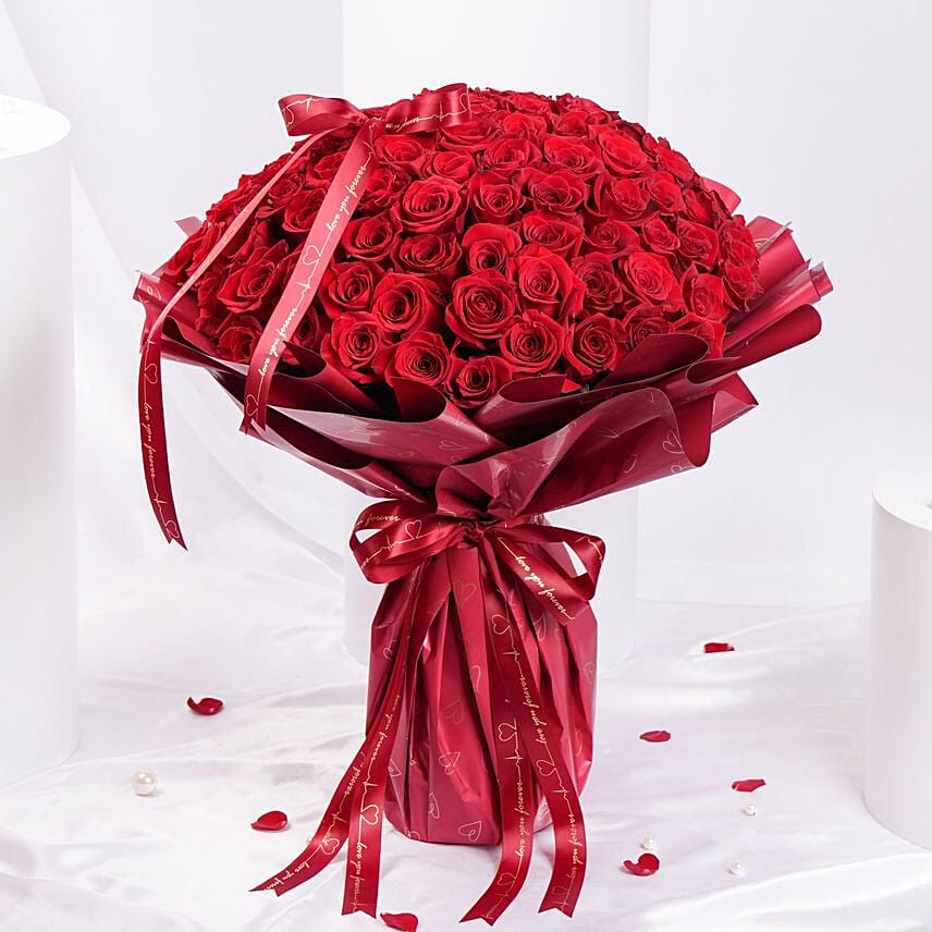 Mn Mithlak Bouquet 111 Red Roses: Send Gifts to Jeddah
