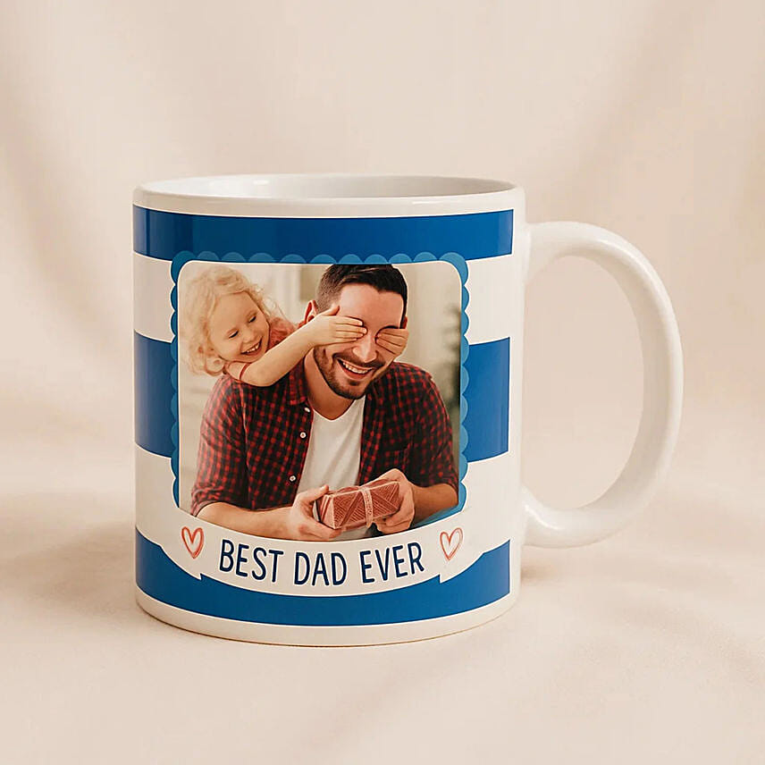 Personalized Mug For Best Dad Ever: Send Personalised Gifts to Saudi Arabia