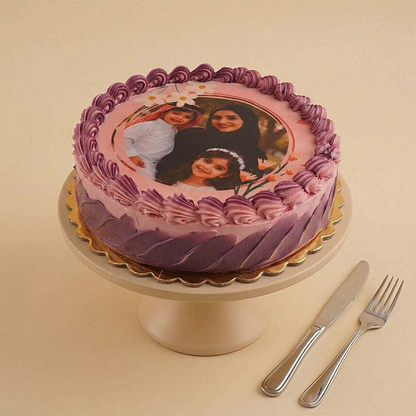 Photo Personalized Mothers Day Cake: 