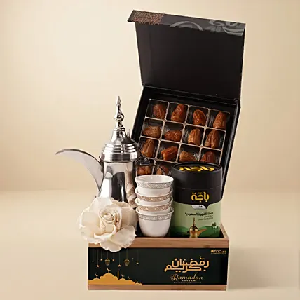 Baja Saudi Coffee Premium Dates Ramadan Box: Send Gifts to Saudi Arabia