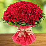 100 Red Roses Bouquet