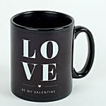 Black Ceramic Love Mug
