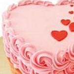 Delightful Heart Chocolate Cake Half Kg